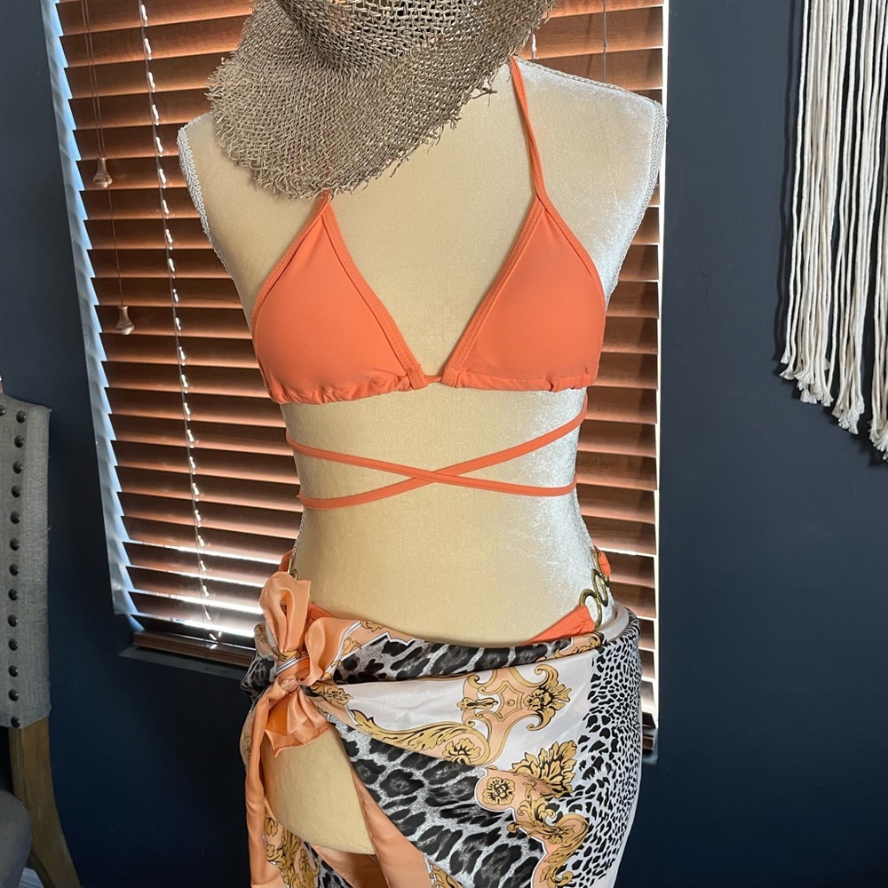 ORANGE 2 piece BIKINI